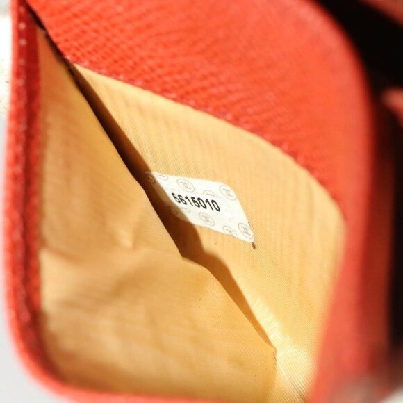 CHANEL Coin Purse Grained Calf Skin Red CC Auth - Picture 11 of 15
